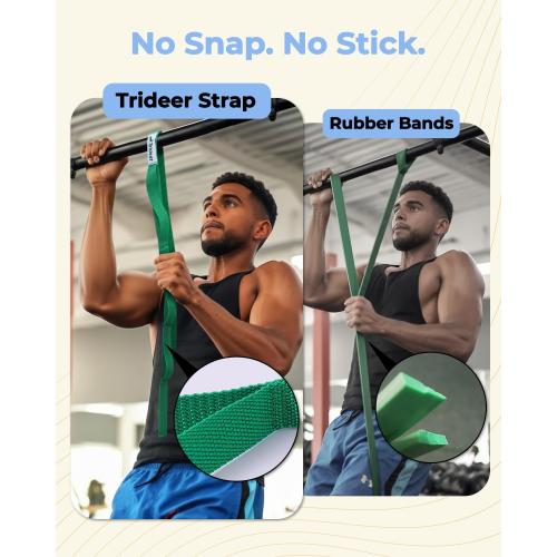 Trideer Stretching Strap Yoga Strap for Physical Therapy, 10 Loops Yoga Straps for Stretching, Non-Elastic Stretch Strap for Pilates, Exercise, Stretch Band for Women & Men