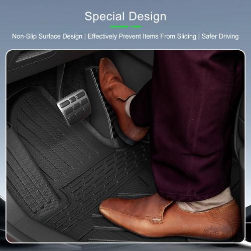 xipoqix  Seats Floor Mats Cargo Mat Backrest Mats Compatible with 2020-2025 Palisade TPE Floor Liner Replacement for 2020-2025 Palisade Accessories (Trunk Mat with Backrest Mat Floor Mats)