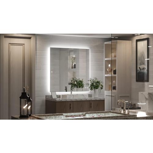 TETOTE 36 x 36 Inch LED Backlit Mirror with Light Bathroom,Anti-Fog,Dimmable,CRI90 ,IP 54Water Proof,Vanity Mirror with Light,Wall Mounted,Horizontal/Vertical