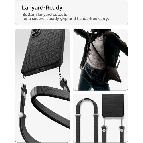 Spigen for Galaxy S26 Case, Liquid Air [No Magnet Ring] [Military-Grade Protection] - Matte Black