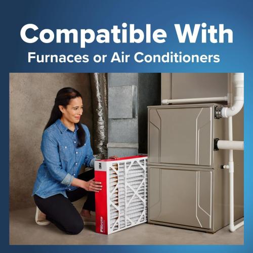 Filtrete 20x25x5 AC Furnace Air Filter, MPR 1000, MERV 11, Fits Lennox Devices, Allergen Defense, Electrostatic Air Cleaning Filter, 2-Pack (actual size 19.63 x 24.75 x 4.31 in)