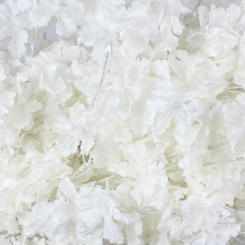 50Pcs in Bulk Artificial White Cherry Full Blossom Branches 35 Inch for Tall Floor Vase Wedding Home Decoration Fake Silk Flowers for Table Centerpiece Garden Party Indoor Outdoor (White - 50Pack)