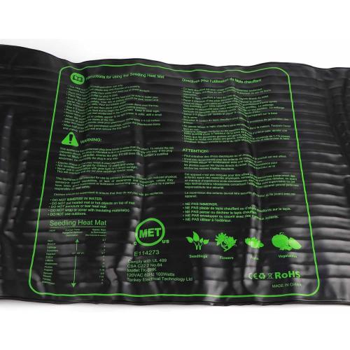 Seedling Heating Mat Professional Flexible Plant Seed Germination Heating Pad for Garden Supplies (US Plug 100‑120V)