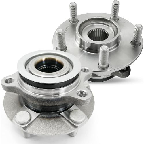 Pair 513298 Front Wheel Bearing Hub Assembly Compatible with Nissan Rogue 2008-2013, for Nissan Rogue Select 2014-2015, for Nissan Sentra 2007-2012, 5 Lug w/ABS