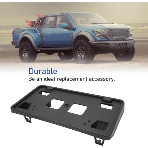 Front License Plate Bracket FO1068185, Direct Replacement for 2021 2022, Easy Install, Sturdy ABS Material, OE Number Match, Ensure Normal Car