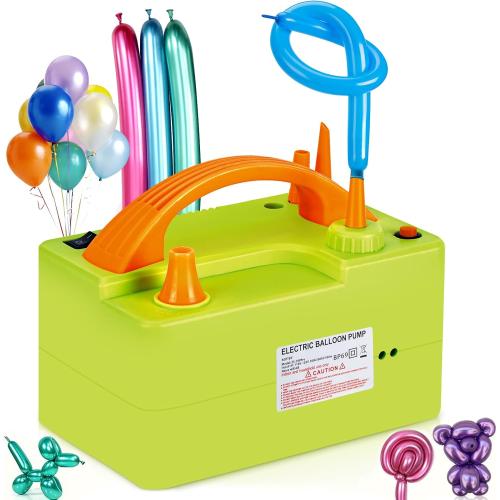 AGPtEK Electric Air Balloon Pump, 3-in-1 Electric Balloon Pump for Latex 260Q Foil Balloons 110-120V 500W Portable Electric Balloon Blower Air Pump Balloons Inflator for Party Holiday Decoration