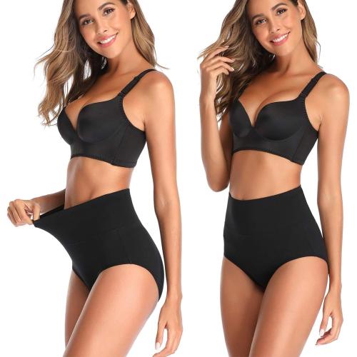 Women's High Waist Cotton Underwear Stretch Briefs Soft Comfy Ladies Panties MultiPack