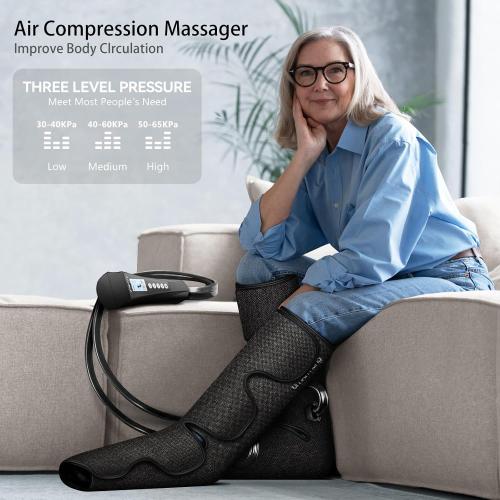 UMARMUNG Christmas Air Compression Leg Massager with Heat Gifts for Women, Men, Mom, Dad, Wife, Husband, Her, Him, Calf Foot Massage boots Gifts for Birthday, Mothers Day, Fathers Day, Valentine's Day