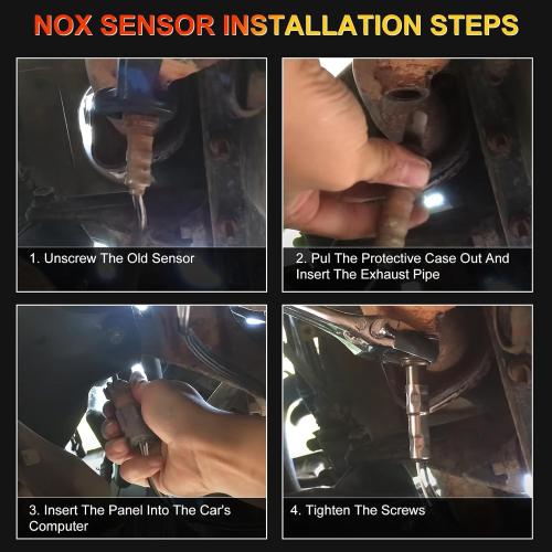 Up Downstream Oxygen Sensor 4Pcs Fits for BMW E82 E90 E91 E92 E93 E83 128i 328i 328xi X3 X5 2008 2009 2010 2011 2012 2013 3.0L OE 11787558055 11787545075 11787545074 11787540166 11787540167