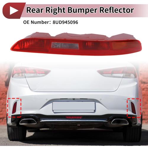1 Pc Rear Right Bumper Reflectors No.8UD945096 Bumper Reflector Side Marker for Audi Q3 2016-2018