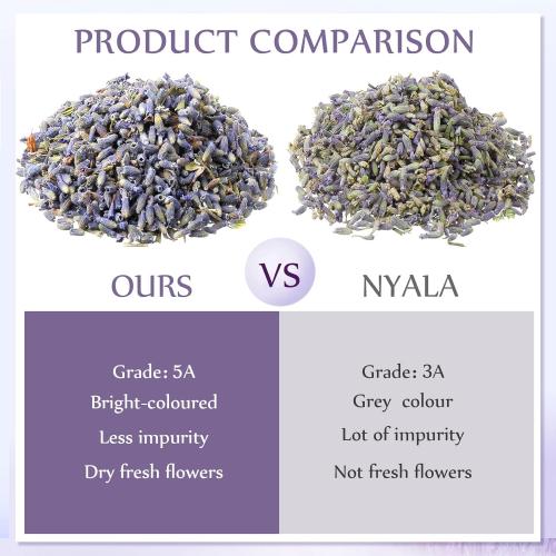 Treela 3 Pound Dried Lavender Bulk Dry Lavender Buds Fragrant Flower Petals for DIY Wedding Gift Crafts Fragrance Sachets