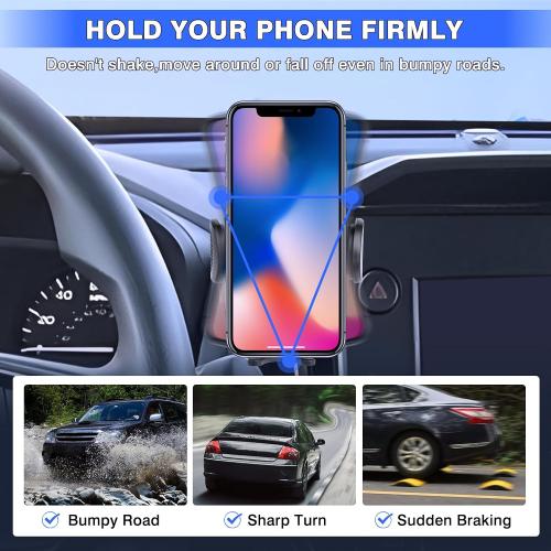 Karltys Car Phone Holder for Subaru Forester 2025 2026 Cell Phone Holder Mount, Hands Free Air Vent Mount Cradle Holder Stand for iPhone Android Smartphones