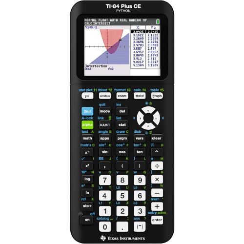 Texas Instruments TI-84 Plus CE Color Graphing Calculator, Black