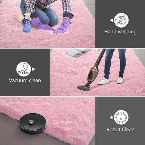 Area rug for Bedroom Living Room Medium Ultra Soft Fluffy Area Rugs for Dorm, Indoor Carpet Nursery Rugs Room Home Decor,Pink