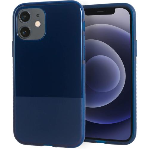 BodyGuardz Stack Case 10 Foot Impact Protection Compatible with The iPhone 12 Pro Max (Two Tone Navy) 2 Pack