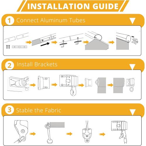 Outdoor Roller Shades，Cordless Patio Roller Up Blinds with Shade Cloth for Porch Gazebo Pergola Balcony Backyard，2 Poles & 1 Fabric，Grey，72 Wx96 H