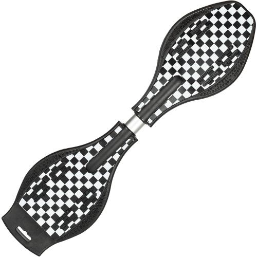 Caster Board, Deluxe Junior Skateboard with Illuminating Wheels for More Excitement,Fun and Visibility, Twistboard for Kids 8 , Upgrade Color