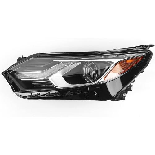 FIONE for Chevy Equinox Headlight Assembly 2018 2019 2020 2021 Halogen LED DRL Projector Headlamp Replacement Left Driver Side LH 84194561