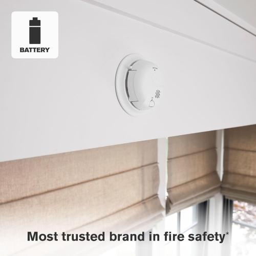 First Alert SMI100, Battery-Operated Smoke Alarm, 2-Pack