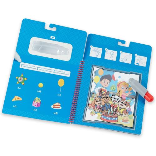 Melissa & Doug PAW Patrol Water Wow! Chase Water Reveal Travel Book Activity Pad | 3  | Gift for Boy or Girl
