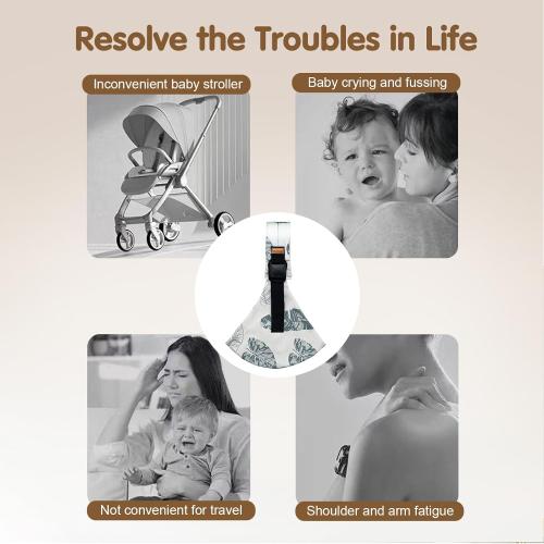 yemyig Baby Sling Carrier,Toddler Carrier, 2024 New Baby Carrier Newborn to Toddler,Portable Lightweight Non-Slip Hip Seat Carrier 10-30lbs(Square)