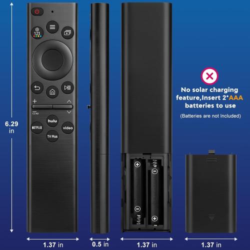 Universal for Samsung-TV-Remote-Control Replacement,Compatible with All Samsung Smart Frame Curved QLED TVs