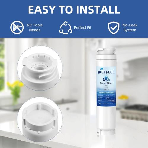 1.Pack....11034152 Water Filter Replacement Fit Bosch Thermador Ultra-Clarity 644845 REPLFLTR10 BORPLFTR10 9000-077104 9000194412 B26FT70SNS B22CS80SNS, Thermador 11028820 00740560, 1 Packs SETFEEL