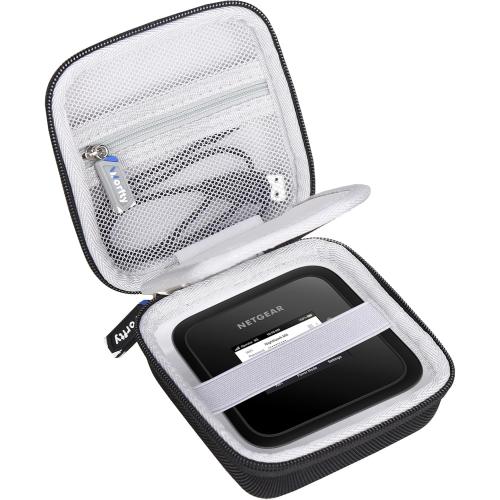 Case for NETGEAR Nighthawk M7 Pro/M6 Pro/M6/M1/M5/M2/M3 Mobile Hotspot - Fits for MR6500/MR6550/MR6150/MR6110/MR1100/MR7400/MR5200 Wireless Router (Case Only) (Black)