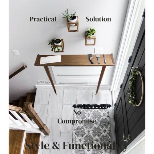 Wall Tables for Hallways - Slim Entryway Table - Narrow Console Tables for Entryway - Entrance Decor
