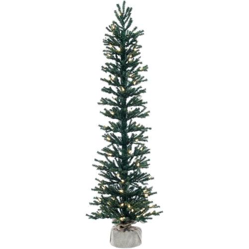Vickerman 4' Mini Pine Artificial Christmas Tree, Warm White Italian LED Mini Lights, ( see the pictures)