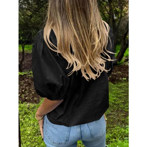 size-2XL-Tankaneo Women's Button Down Shirts  Casual