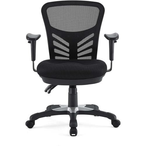 Modway EEI-757-BLK Articulate Ergonomic Mesh Office Chair in Black