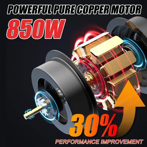 RED AND BLACK Electric Weed Wacker Eater Battery Powered, Cordless Weed Trimmer with 21V Battery Operated & Charger & 5 Types Blades, No-String Brush Cutter/Lawn Edger/Grass Trimmer for Garden Yard