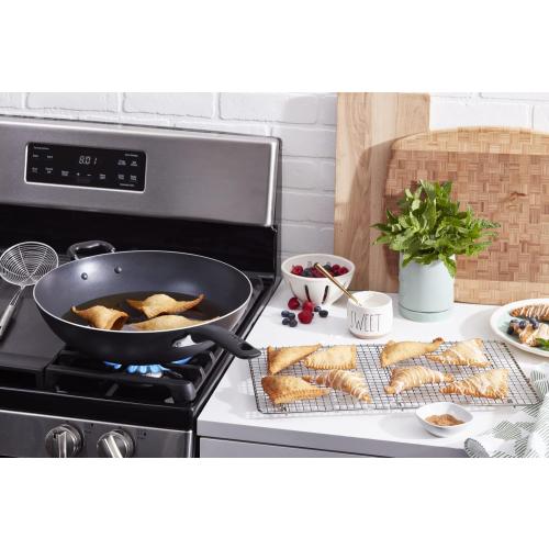 Specialty Nonstick Woks & Stir-Fry Pan Oven Broiler Safe 350F Cookware, Pots and Pans, Dishwasher Safe Black