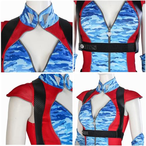 Size S/M.....Firecracker Cosplay Costume, Woman Firecracker Jumpsuit Valorie Curry Battle Suit Halloween Party Outfits