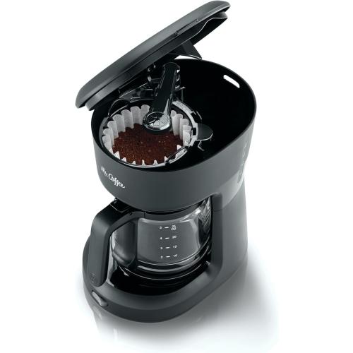 Mr. Coffee® 5-Cup Mini Brew Switch Coffee Maker, Black