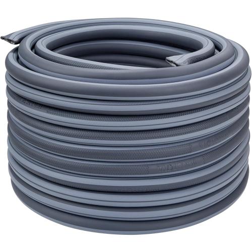 Garden Hose 95 ft x 1/2 in, Raw Ends/No Fittings | Flexible Lightweight Hybrid Polymer, Heavy Duty Water Hose, Kink Free, 600 PSI, Cut-To-Fit For Custom Fittings