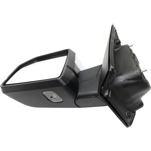 Kool Vue Mirror Compatible with Ford F-150 2015-2017 Driver Side With Heated Power Folding Blind Spot Detection in Glass In-housing Signal Light Puddle Light