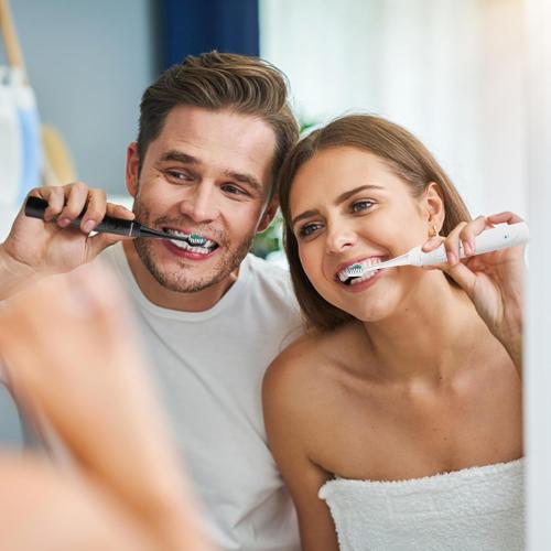 Replacement Toothbrush Heads for Waterpik Complete Care 5.0/9.0, and Compatible with AquaSonic Duo and Home Dental Center Electric Toothbruh, 5 Count(Pack of 1), Black