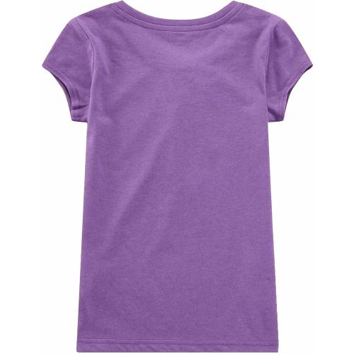 size 10/12- Bienzoe Girls Short Sleeve T-Shirt: Kids Aged ,Cute Crewneck Tee 3pcs Pack - Breathable Tops for Beach Trip Outdoor Play