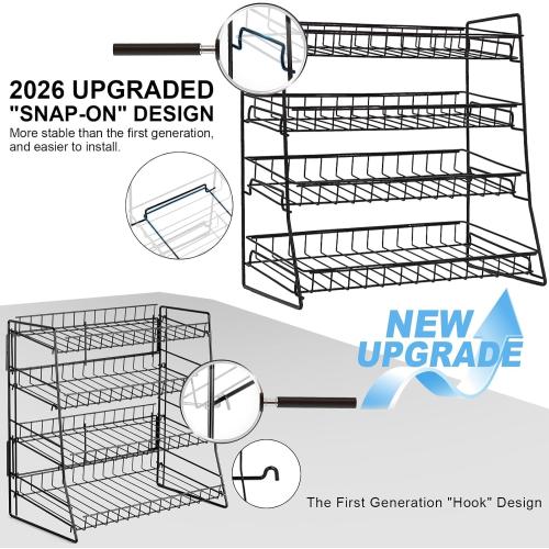 Candy Display Rack Countertop, Upgraded Snack Rack Display Stand