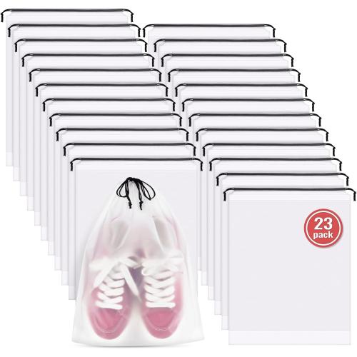 23 Pack Shoe Bags for Travel, 11.8 x 15.7 Waterproof Travel Shoe Bags for Packing,Large Travel Bag for Shoes, Storage Bags Travel Essentials Men for and Women