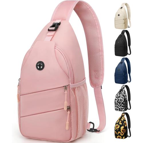 Crossbody Bags for Women Men Trendy Sling Bag Backpack Casual Chest Bag with Convertible Shoulder Strap