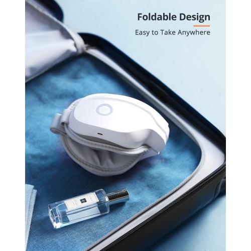 Eye Massager with Heat, Heated Eye Mask with Bluetooth Music, Face Massager, Mask for Migraine & Headache Relief, Improved Sleep, Birthday Gifts for Mom Dad Women Men Her Him