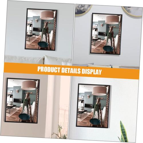 PRETYZOOM Aluminum Picture Frame Wall Mount 24x36 cm Thin Edge Poster Frame Black Metal Photo Display for Bedroom Home Décor