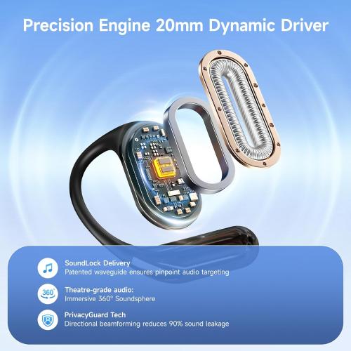 Black Real Time AI Language Translator Earbuds, 3 in 1 Wireless Earbuds with 144 Languages & Accents, 60Hr Battery & Charging Case, APP Enabled Translator Device for Travel, Business, iOS & Android (Black)