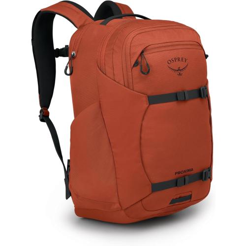 Osprey Proxima 30L Campus Laptop Backpack - Organized Everyday Pack with Tech Storage, Water Bottle Pockets, and Comfortable Carry - Perfect for School, Commute, and Travel, Firestarter Orange