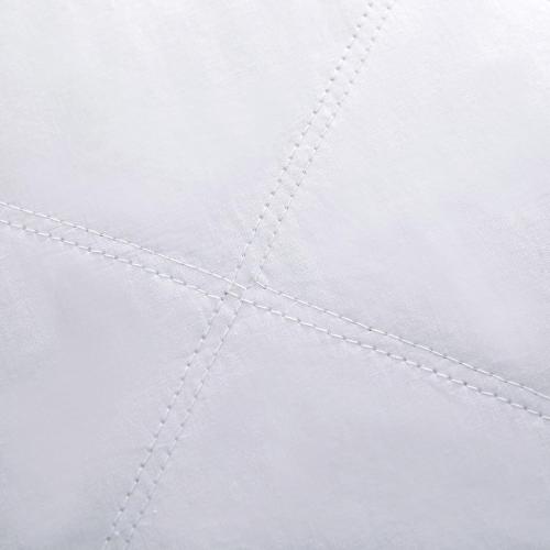 White 2Pack Peace nest Medium-Firm Goose Feather Down Pillow with Gusset, Medium Neck Support for Stomach, Side and Back Sleepers