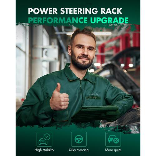 SCITOO Power Steering Rack and Pinion Complete Assembly Replacement For Subaru Forester 2005-2008