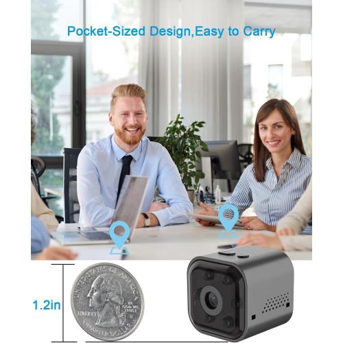 Hidden Camera - 1080P HD WiFi Wireless Security Camera - Nanny Camera - Best Mini Car Cameras for Surveillance - Surveillance Camera with Motion Detection and Night Vision